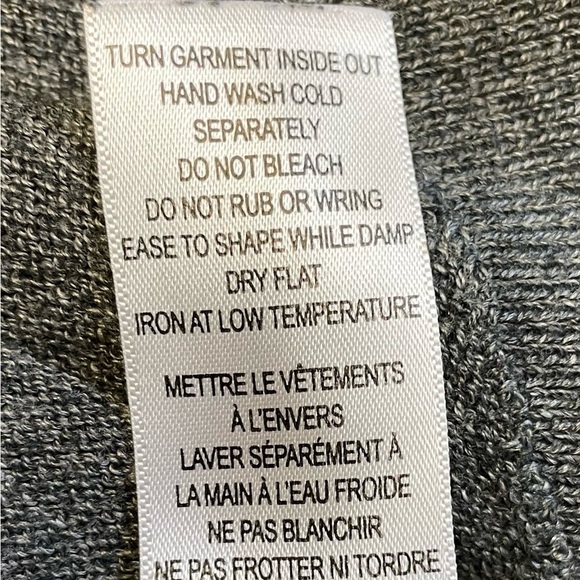 Ricki's grey stretchy cowl neck long sleeve tunic sweater women's size Medium - Picture 7 of 9